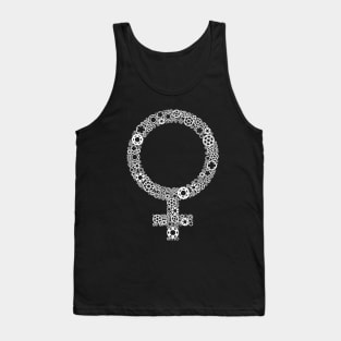 Bicycle Chainring Woman Tank Top